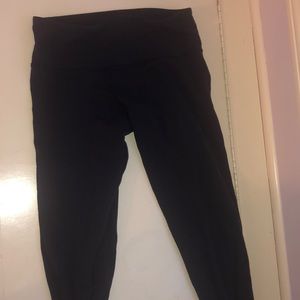 navy blue lululemon full length leggings!